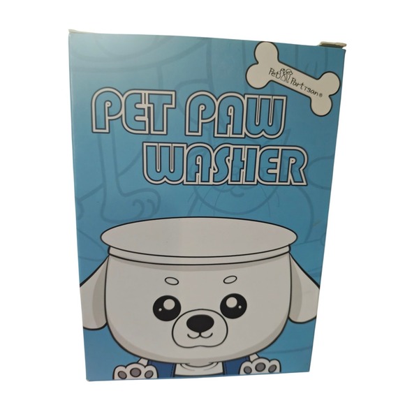 Pet Partisan Pet Paw‎ Washer - Blue & White - Picture 1 of 4